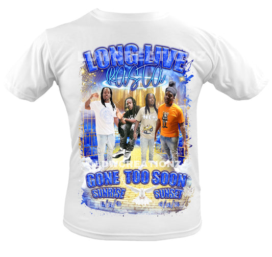 Long Live Rasta Memorial Shirt