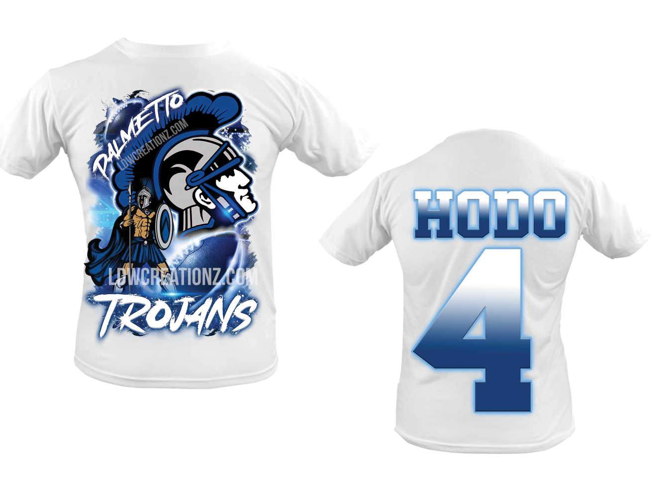 Trojans Custom Football Shirt