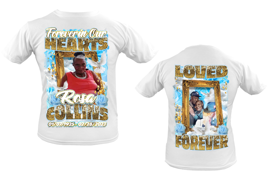 Forever in our hearts Rosa Collins T-Shirt
