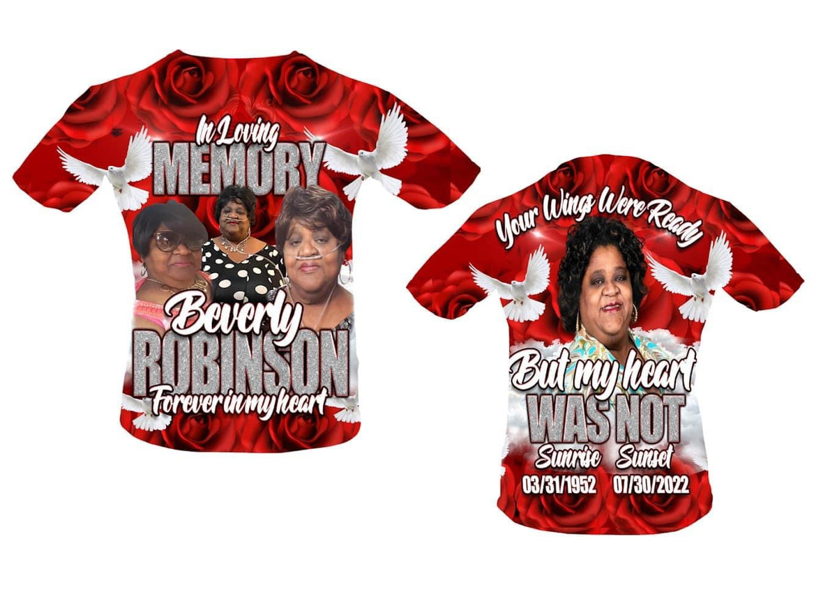 Custom Memorial T-Shirt – Personalized Tribute Shirt | In Loving Memory