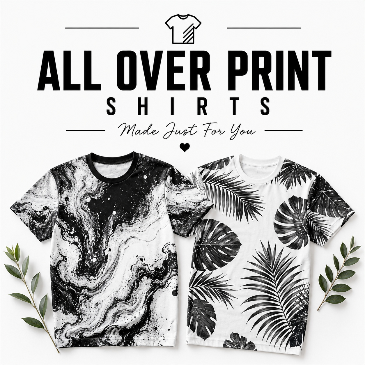 All-Over Printed T-Shirts