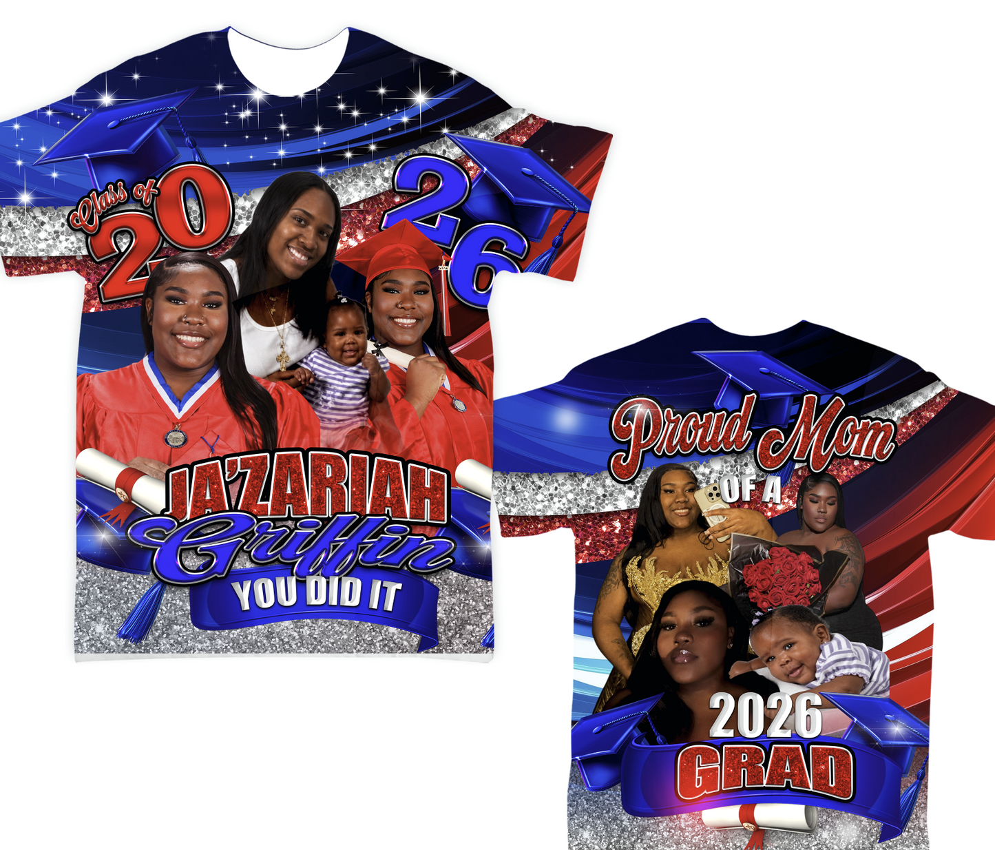 Proud mom of a 2026 Graduate Allover Shirt