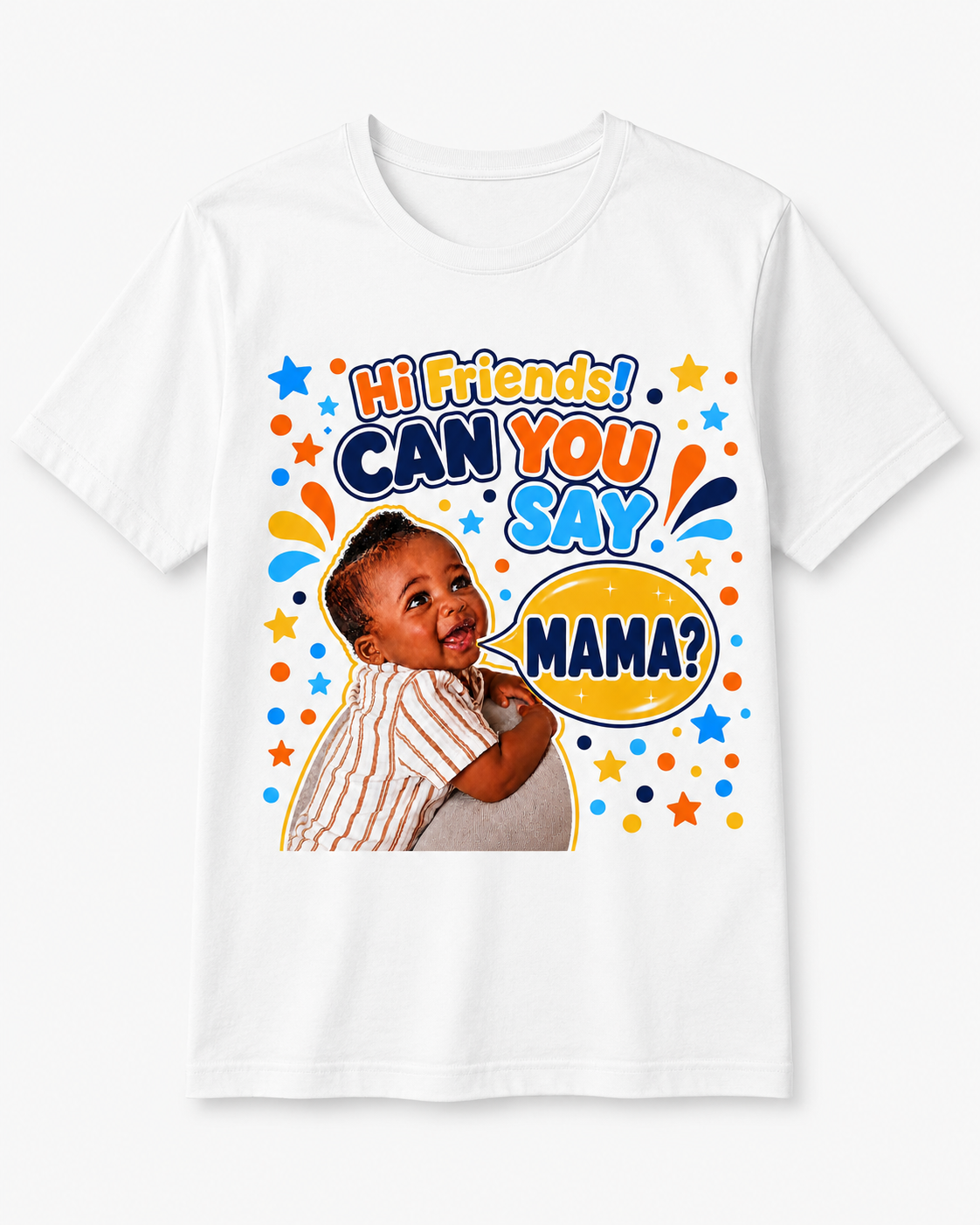 Hi Friends! Can You Say? Family Birthday Shirt
