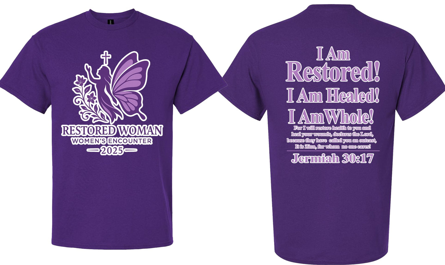 Restored Woman, Women's Encounter Shirt
