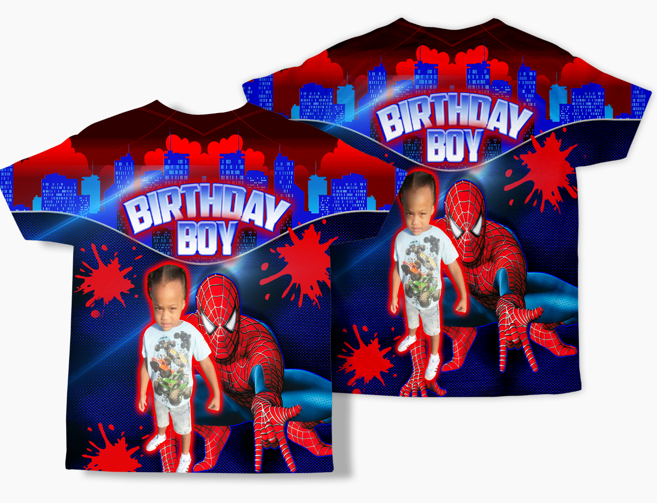 Spider Man Birthday Shirt