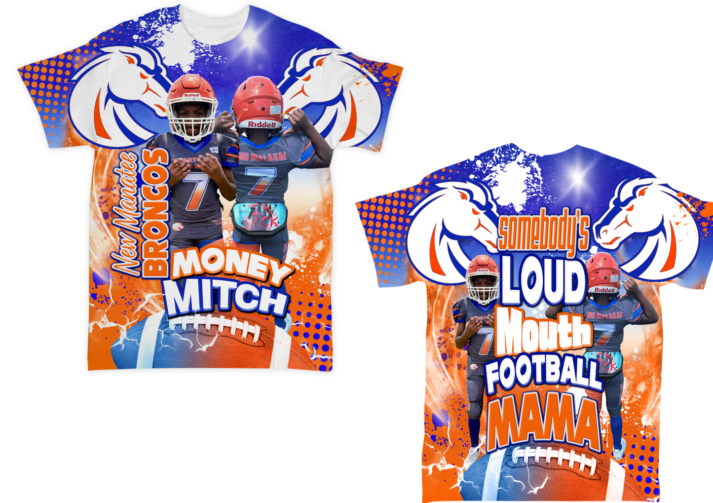 Broncos Allover Football Shirt