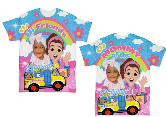 Ms Rachel Inspired birthday shirt