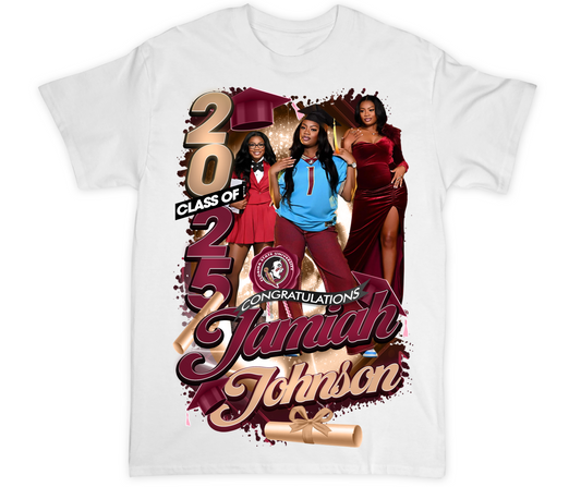 Graduation T-Shirt for Jamiah Johnson