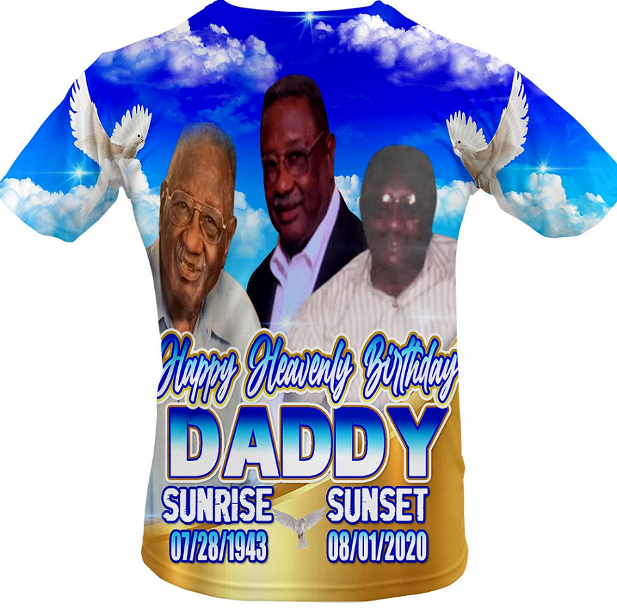 3D Happy Heavenly Birthday Shirt